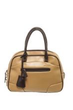 Prada Beige Leather Tote Bag