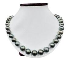 Pearl and Diamond Necklace - 14KT White Gold