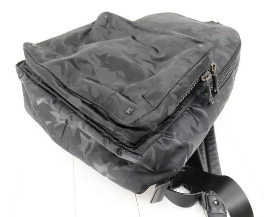 Valentino Black Nylon Camustars Backpack