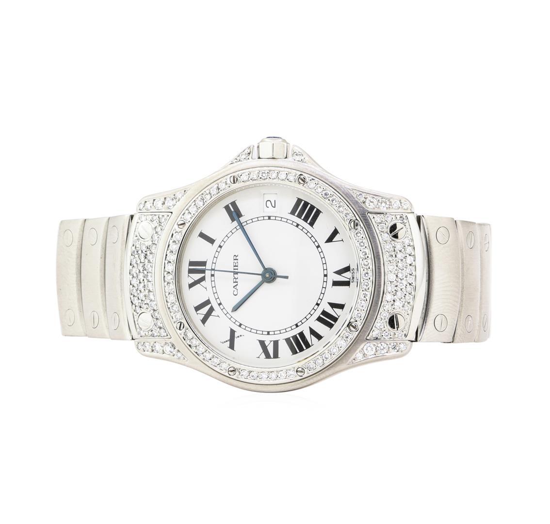 Cartier Santos Rhode Stainless Steel Wristwatch