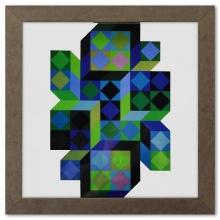 Tridim - B de la serie Hommage A L'Hexagone by Vasarely (1908-1997)