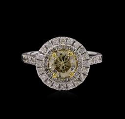 14KT White Gold 1.61 ctw Diamond Ring