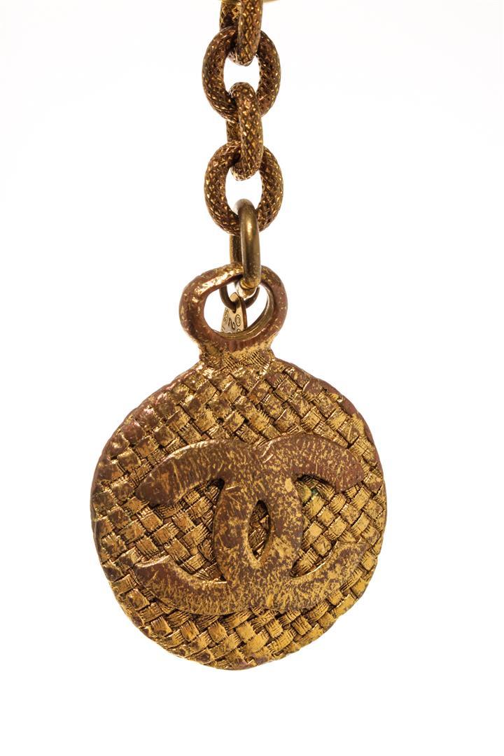Chanel Gold-tone Metal Keyholder