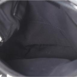Christian Dior Black White Printed Nylon Mini Rider Shoulder Bag