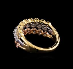 1.05 ctw Diamond Ring - 14KT Yellow, White, And Rose Gold