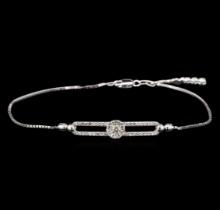 0.67 ctw Diamond Bracelet - 14KT White Gold