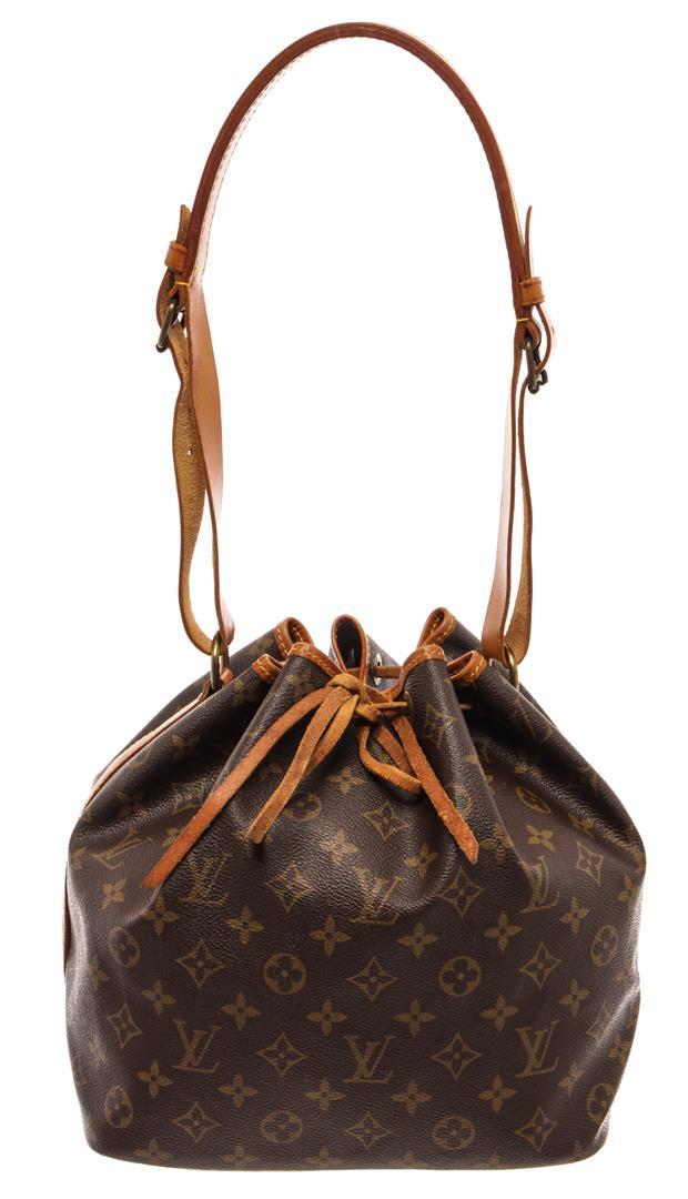 Louis Vuitton Brown Monogram Canvas Petit Noe Shoulder Bag