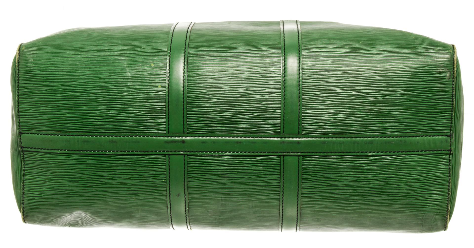 Louis Vuitton Green Epi Leather Keepall 50