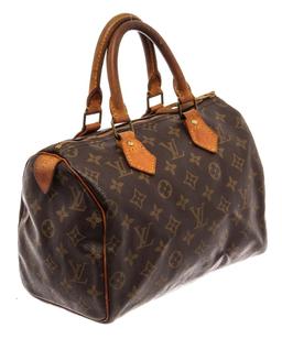 Louis Vuitton Brown Monogram Canvas Speedy 25 Satchel Bag