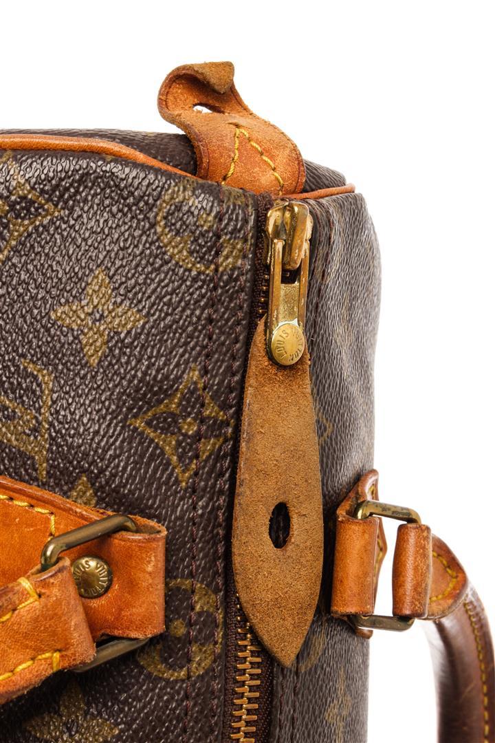 Louis Vuitton Brown Monogram Canvas Speedy 25 Satchel Bag