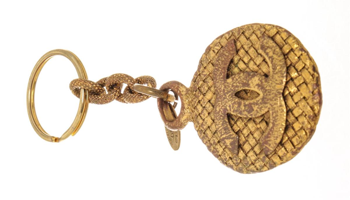 Chanel Gold-tone Metal Keyholder