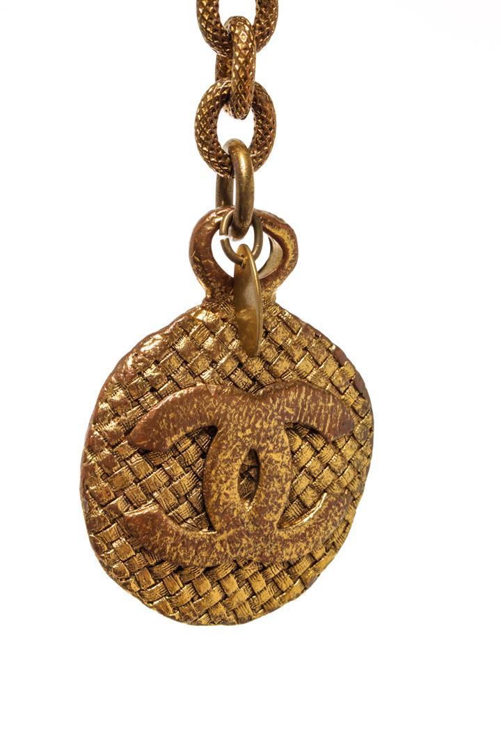 Chanel Gold-tone Metal Keyholder