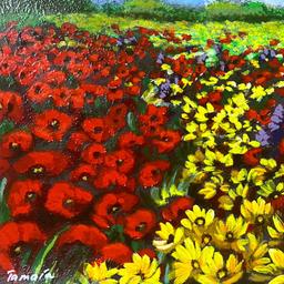 Flower Landscape I by Spolianski, Tamara