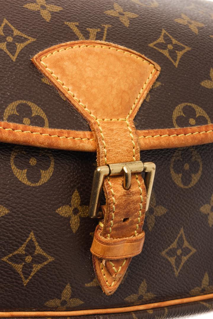Louis Vuitton Brown Monogram Coated Canvas Sologne Bag