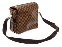 Louis Vuitton Brown Damier Ebene Naviglio Messenger Bag