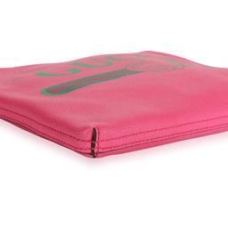 Gucci Hot Pink Leather Portfolio Clutch