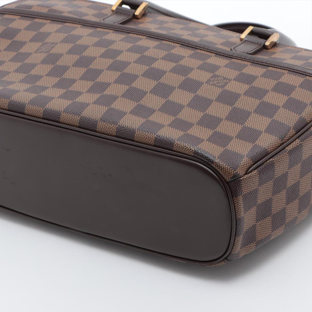 Louis Vuitton Damier Ebene Canvas Leather Sarria Horizontal Bag