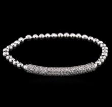 1.27 ctw Diamond Bracelet - 14KT White Gold