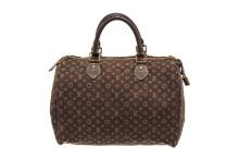 Louis Vuitton Brown Monogram Canvas Speedy 30 Satchel Bag