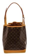 Louis Vuitton Brown Monogram Noe PM Shoulder Bag