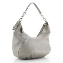 Fendi Selleria Chain Hobo Leather Small Silver