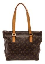 Louis Vuitton Brown Monogram Leather Cabas Piano Tote Bag