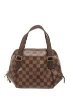 Louis Vuitton Brown Damier Ebene Canvas Belem Pm Top-Handle Bag