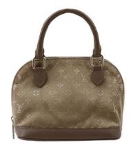 Louis Vuitton Light Brown Monogram Satin Alma Mini Handbag