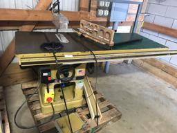 (8034) Powermatic #66 10'' Table saw, 230v/460v