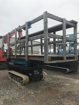 Nichi Scissor Lift with tracks, electric