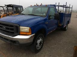 2000 Ford F450 diesel 7.3 powerstroke with utility bed