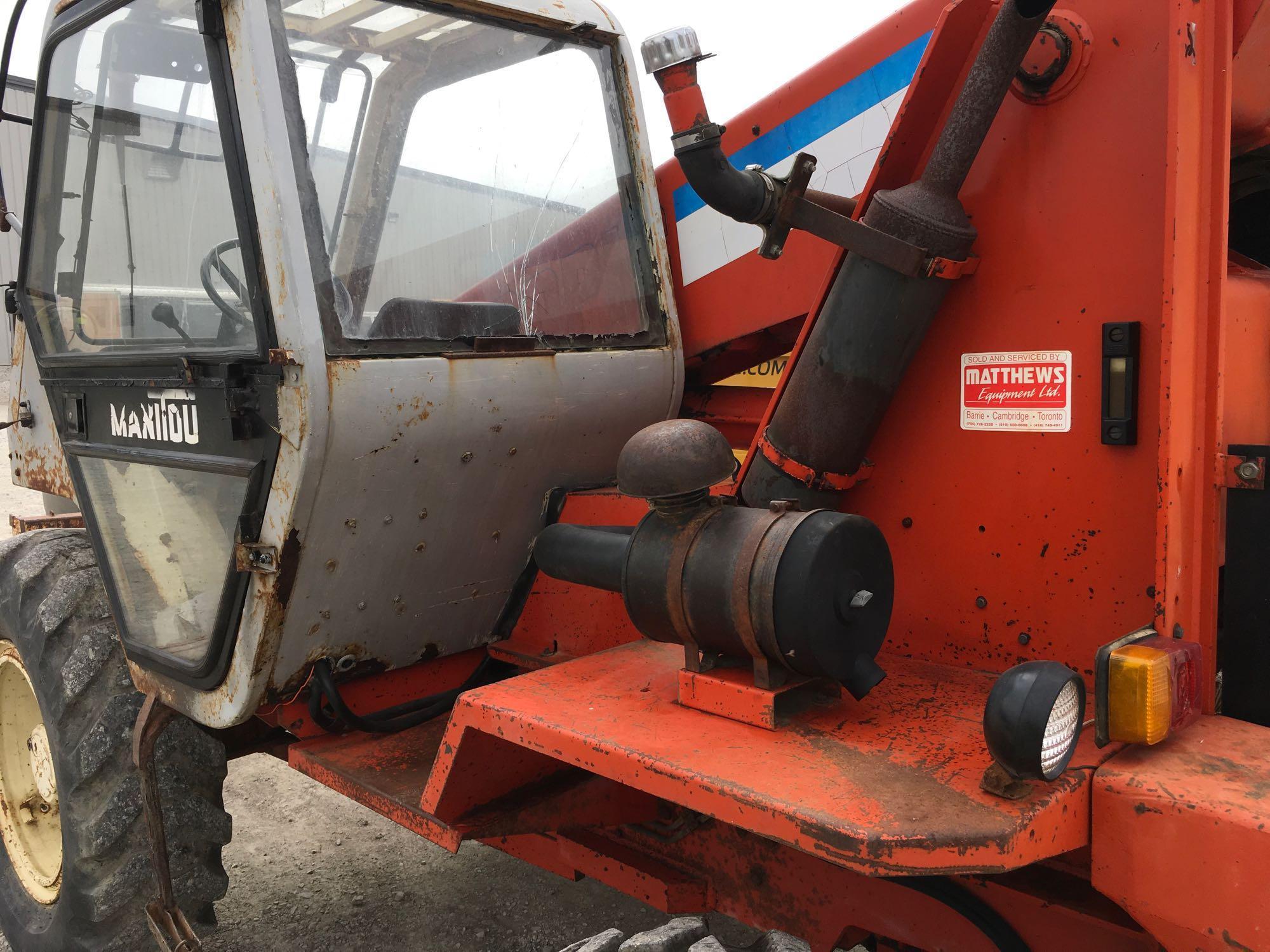 Manitou MT-431CP 4 x 4 cab with heat, telehandler