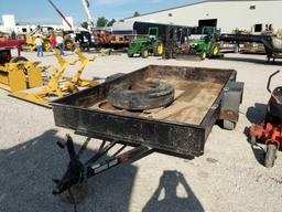 2006 Bumper pull 6.5 by 10ft flatbed trailer