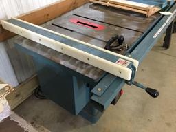 16006- Jet 10 inch tablesaw with 52 inch fence