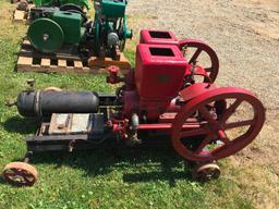 Domestic side shaft 5 hp w/air compressor side by side