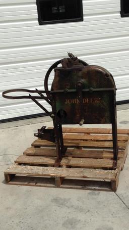 John Deere corn sheller, galvanized sides