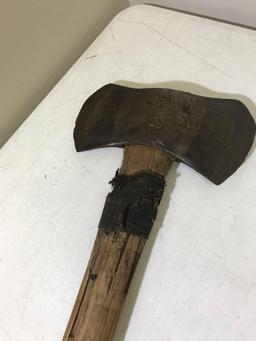 Early Embossed Double bit Keen Kutter Axe