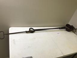 2 pieces, smelter ladle, and clinker grabber