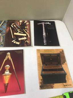 LOT OF (10) TOOL AUCTION CATALOGS