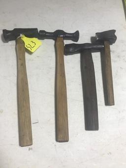 4 Blacksmith Hammers, selling all for one money