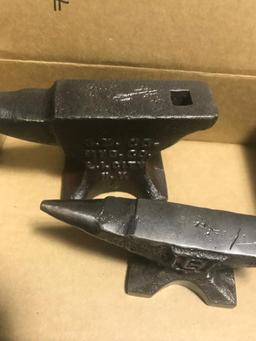 2 Early Trade Anvils, JM. Co.