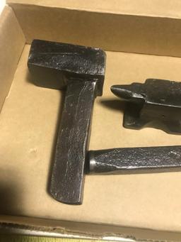 1 trade anvil, 1 hardy, and 1 punch