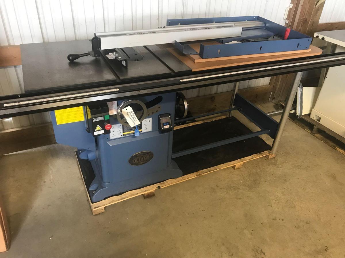 3003- Oliver 4016 10 inch tablesaw, was flexshaft powered