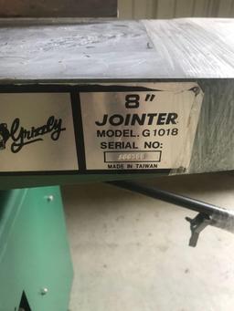 3011- Grizzly 8 inch Hydraulic Power Jointer
