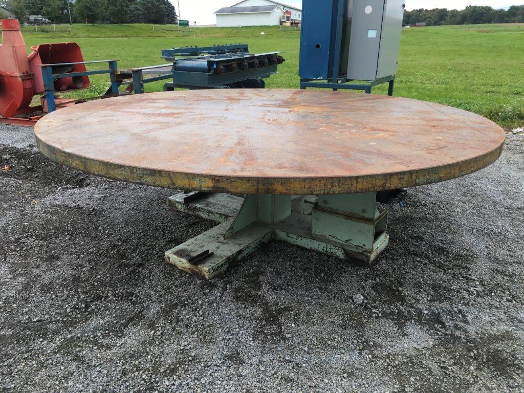 10 ft. round stacking table w/hyd. drive