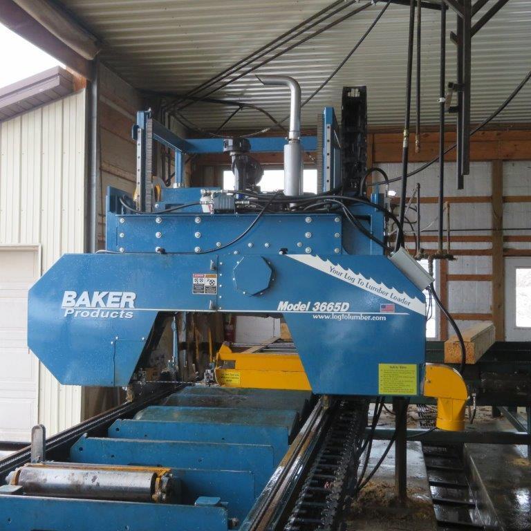 2018 Baker 3665D production mill; fully hydraulic, w/65 HP Cummins Diesel, ONLY 640 hrs.!!. LIKE