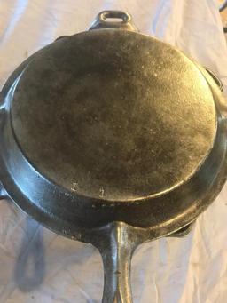 Unusual Cast Iron Kettle with lid