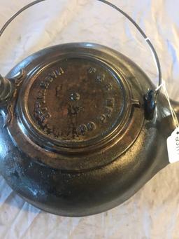 P and B MFG #7 Cast Iron Tea Kettle Nashville