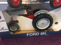 Ford 8N Tractor and Ford Dearborn Forage Wagon by Ertl 1/8 scale, sells times the money