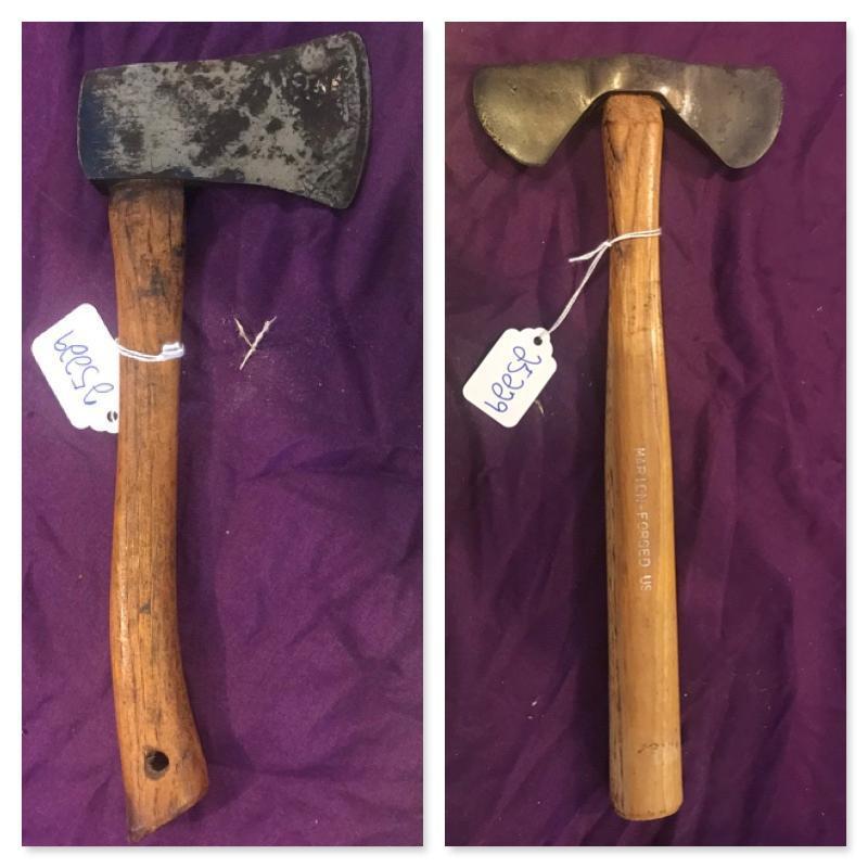 Bluegrass Childs Axe and Model Double Bit Axe, sells times the money